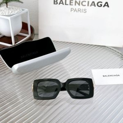 Balenciaga BB0094 Adjusted Fit Dynasty Square Sunglasses In Black