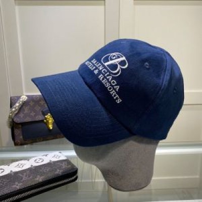 Balenciaga BB Hotels Resorts Cap In Blue
