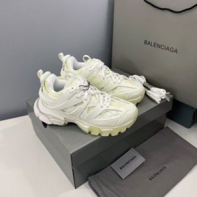 Balenciaga Glow In The Dark Track Sneakers UniseX In Beige