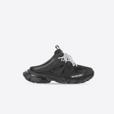 Balenciaga Track Mules Mesh And Nylon UniseX In Black