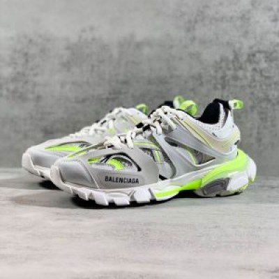 Balenciaga Track Sneakers Metallic UniseX In Gray