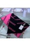 Balenciaga Allover Logo Scarf In Pink
