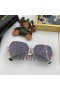 Balenciaga BL1190 Invisible Square Sunglasses In Purple