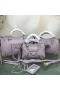 Balenciaga Classic City Shoulder Bag Edged Goatskin In Purple