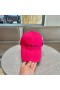 Balenciaga Classic Embroidered Logo Cap In Pink
