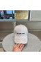 Balenciaga Classic Embroidered Logo Cap In White