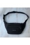 Balenciaga EXplorer Beltpack Logo Embroidered Canvas In Black