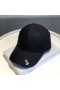 Balenciaga Embroidered Baseball Cap In Black