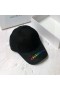 Balenciaga Embroidered Cap Cotton In BlackRainbow