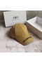 Balenciaga Embroidered Cap Cotton In Brown