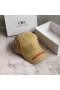 Balenciaga Embroidered Cap Cotton In Khaki