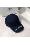 Balenciaga Embroidered Cap Cotton In Navy BlueYellow