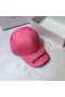 Balenciaga Embroidered Cap Cotton In Pink