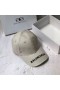 Balenciaga Embroidered Cap Cotton In White