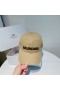 Balenciaga Embroidered Logo Baseball Cap In Khaki