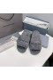Balenciaga Furry Slides Shearling UniseX In Gray