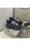 Balenciaga Glow In The Dark Track Sneakers UniseX In BlackWhite