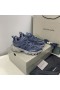 Balenciaga Glow In The Dark Track Sneakers UniseX In Navy Blue