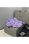 Balenciaga Glow In The Dark Track Sneakers UniseX In Purple