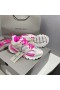 Balenciaga Glow In The Dark Track Sneakers UniseX In Rose