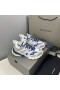 Balenciaga Glow In The Dark Track Sneakers UniseX In WhiteBlue
