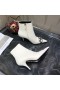 Balenciaga Knife BB 80MM Booties Sheepskin Women In White