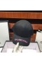 Balenciaga Logo Embroidered Cap Cotton In BlackRose