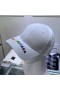 Balenciaga Logo Embroidered Cap Cotton In WhiteRainbow
