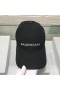Balenciaga Logo Embroidered Cap In Black