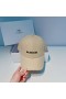 Balenciaga Logo Front Baseball Cap In Apricot
