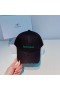 Balenciaga Logo Front Baseball Cap In BlackGreen