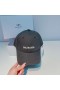 Balenciaga Logo Front Baseball Cap In Gray