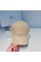 Balenciaga Logo Front Baseball Cap In Khaki
