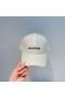 Balenciaga Logo Front Baseball Cap In WhiteGreen
