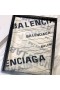 Balenciaga Logo Printted Scarf In White