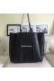 Balenciaga Medium Everyday Tote Bag Calfskin In Black