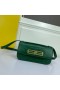 Balenciaga Medium Gossip Bag Crocodile Embossed Leather In Green