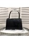 Balenciaga Medium Hourglass Handbag Crocodile Embossed Leather In Black