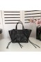 Balenciaga Papier Zip Around Bag Calfskin In Black