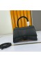 Balenciaga Small Hourglass Handbag Cow Leather In Black
