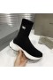 Balenciaga Speed 30 Sneakers High Monocolor Knit UniseX In Black
