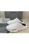 Balenciaga Speed Runner Stretch Sock Mule Logo Slip On White