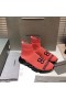 Balenciaga Speed Sneakers BB Logo Knit UniseX In Pink