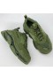 Balenciaga Triple S Sneakers Clear Sole UniseX In Olive