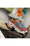 Balenciaga Triple S Sneakers GG Supreme Patchwork UniseX In OrangeBlue