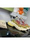 Balenciaga Triple S Sneakers GG Supreme Patchwork UniseX In YellowRed