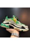 Balenciaga Triple S Sneakers UniseX In GrayGreen