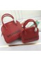Balenciaga Ville Handbag Grained Leather In Red
