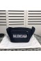 Balenciaga Wheel Beltpack Canvas In Navy Blue