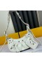 Balenciaga XS Le Cagole Shoulder Bag Embossed Leather In White